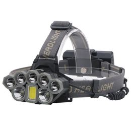 Outdoor Camping Glare Zoom Long-range Fishing Headlight