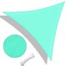 20'x20'x20' Triangle Sun Shade Sail/ Pearl Aqua