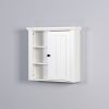 Bathroom Wooden Wall Cabinet with a Door 20.86x5.71x20 inch