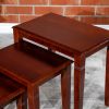 3-Piece Nesting Table Set; Cherry