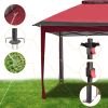 11x11ft Tent Top Red and Black