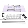 46" Grooming Table for Pet Dog and Cat with Adjustable Arm and Clamps Large Heavy Duty Animal grooming table