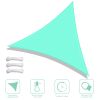 20'x20'x20' Triangle Sun Shade Sail/ Pearl Aqua