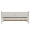 Twin Size Wooden Modern and Rustic Casual Style Daybed; Cream White(New)