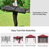 11x11ft Tent Top Red and Black