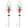 Christmas tree solar stake light