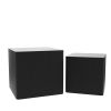 MDF Nesting table/side table/coffee table/end table for living room; office; bedroom Black