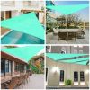 20'x20'x20' Triangle Sun Shade Sail/ Pearl Aqua