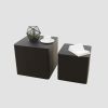 MDF Nesting table/side table/coffee table/end table for living room; office; bedroom Black