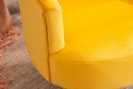 Velvet armchair accent chair tubchair with gold metal legs