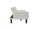 PU Leather Sofa Furniture Adjustable backrest Easily Assembles Loveseat