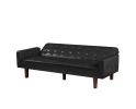 PU Leather Sofa Furniture Adjustable backrest Easily Assembles Loveseat