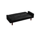 PU Leather Sofa Furniture Adjustable backrest Easily Assembles Loveseat