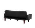 PU Leather Sofa Furniture Adjustable backrest Easily Assembles Loveseat